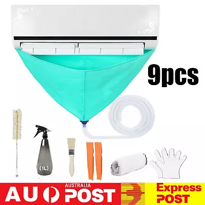 Washing Cover Air Conditioner Cleaning Bag AC Wall Mounted Waterproof Clean Kit • $21.29