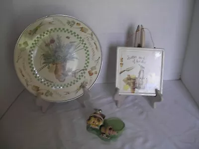 3 Hallmark Nature's Sketchbook Marjolein Bastin Collectibles Plate-Plaque+ • $2.95