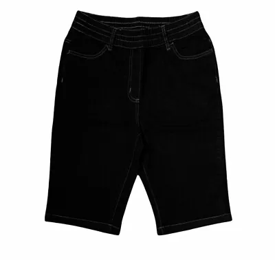 £13.99 • Buy NEW Ladies Elasticated Waist Denim Shorts Summer Beach Pants Women RRP £25 BR410