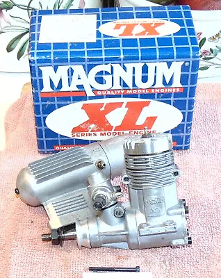 MAGNUM XLS 40A RC Model Airplane Engine Cleaned  In The Box • $45