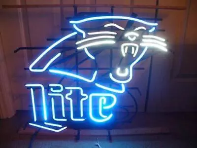 Neon Light Sign Lamp For Miller Lite Beer 20 X16  Carolina Panthers Bar Open Pub • $131.98
