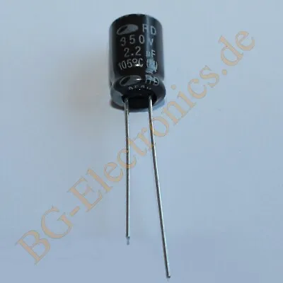 20 X 2.2μF 2.2uF 350V 105°C RM3.5 Elko Capacit Samwha E-Cap 20pcs • $6.38