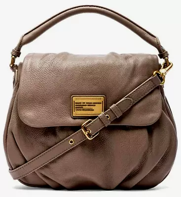 🌞marc Jacobs Lil Ukita Dirty Martini Taupe Leather Crossbody Shoulder Bag🌺nwt! • $278.99