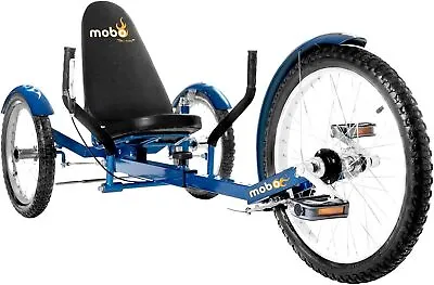 Mobo Cruiser Triton Pro Adult Recumbent Trike 16-Inch Pedal 3-Wheel Bicycle • $860.56