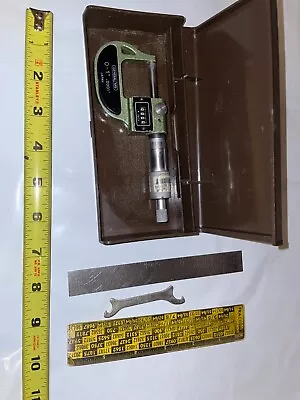 Universal Multi Micrometer 0-1” Range .0001”  With Converting Ruler • $60