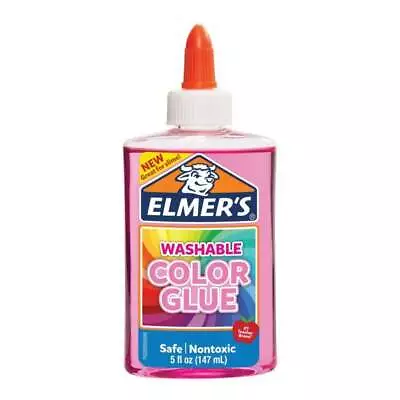 $10.99 • Buy Elmers Transparent Coloured Liquid Glue 5oz - Pink*