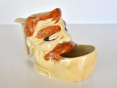 Vintage Price Kensington Figural / Character Shaving Mug Ugly Face • $25