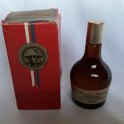 Vintage Avon Aftershave - Full Bottle Of Avons Finest Weekend In Box • $22