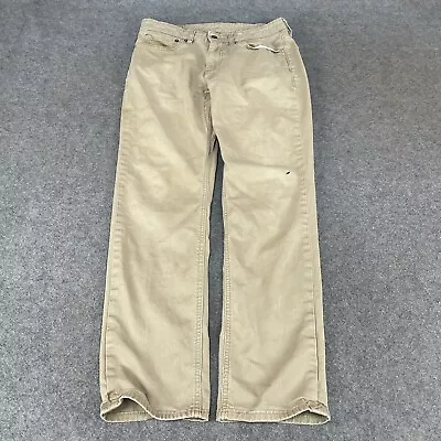 LEVIS 511 Chinos Mens 31 Beige Slim Trousers Commuter W31 L30 (20133) • £14.99