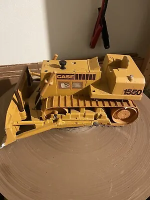 Vintage Ertl Case 1550 Dozer 1/16 Scale 1987 U.S.A No Canopy USED Decent Shape • $67.95