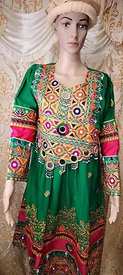 Afghan Dress For Women Handmade Kuchi Dress Size 46 • $89.95