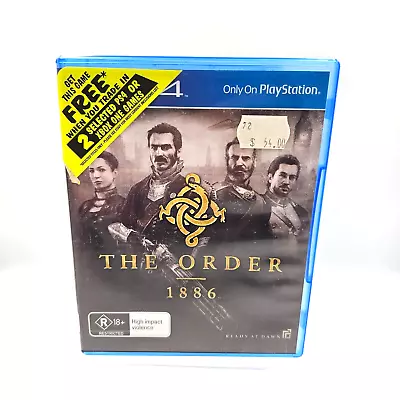 The Order 1886 PS4 PlayStation 4 TESTED AND WORKING Free Postage • $14.99