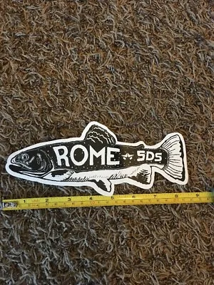 $6.50 • Buy Rome SDS Fish Sticker Ski Skiing Fly Fishing Fish Decal Aprox 8.5”