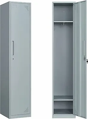 Metal Locker For Employees With Key Storage Cabinet With 1 Door For  GymSchool • $109.99