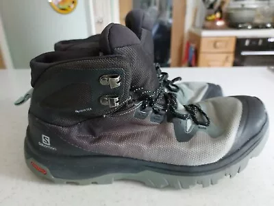Ladies Salomon Vaya Goretex Contagrip Sensiflex Hiking Boots 7 40.5 Worn Once... • £29.99