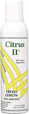 Citrus II Spray-Fresh Lemon 5.2 Oz Air Freshener Odor Eliminator • $14.95