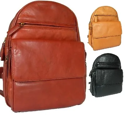 £84.99 • Buy Ladies Girls Trendy Visconti Gina Leather Back Pack Bag Carry Tab Kindle Mobile 