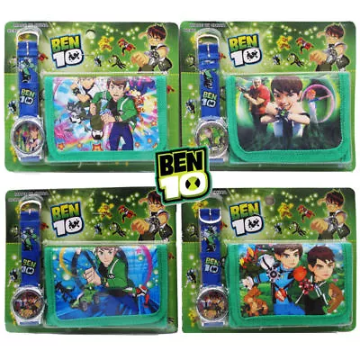 Ben 10 - Kid Child Boy Girl Accessories Watch & Wallet Electronic Toy Set • $4.95