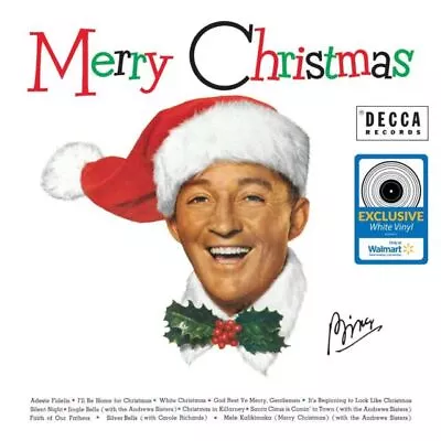 Merry Christmas Bing Crosby Decca Records Exclusive White Vinyl Album NEW SEALED • $29.99