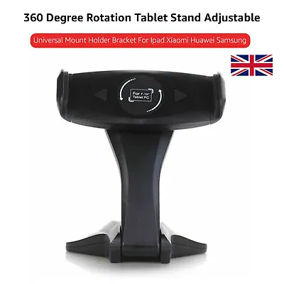High Quality Tablet Holder Stand 360 Rotation 7-15  Inch Support Fits IPad • £9.94