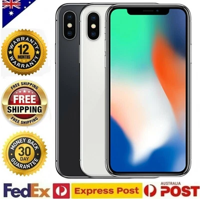 $437.90 • Buy New Sealed Box Apple IPhone X 64GB 256GB Factory Unlocked AU STOCK FREE EXPRESS
