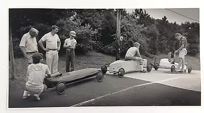 1984 Charlotte NC Soap Box Derby Race Practice Tyvola Road Vintage Press Photo • $12.50