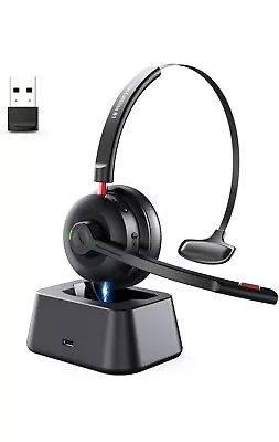 £15.99 • Buy Wireless Headsets Tribit Noise Cancelling  Dongle & Bluetooth Skype Zoom 