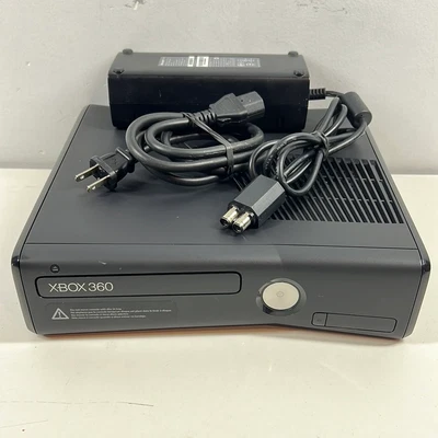 $69.99 • Buy Microsoft Xbox 360 S 250GB Console Gaming System Only Black 1439