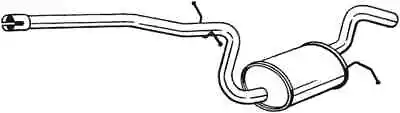 Bosal 281-469 Medium Muffler For Škoda Vw • $144.36