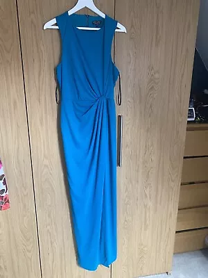 SPOTLIGHT BY WAREHOUSE Teal Size UK14 Dress • £7.50