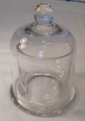 £3.45 • Buy Small Glass Bell Jar Display Case Cloche Candle Holder