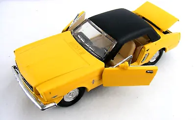 Superior Sunny Side Ford Mustang  Die Cast Car Model No. SS5719 Yellow Black • $14.99