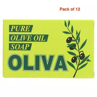 Oliva Olive Oil Soap 125G (Pack OF 12) 12 Bars Of Pure Olive Oil Soap  • £23.99