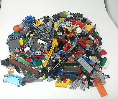 LEGO LOT Parts & Pieces Some Figures Many Small Parts 2 Lbs Pounds As Pictured • $5