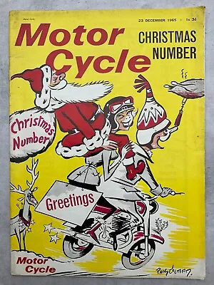 The Motor Cycle Magazine - 23 December 1965 - MV Four Roadster Bultaco-Metisse • $9.33