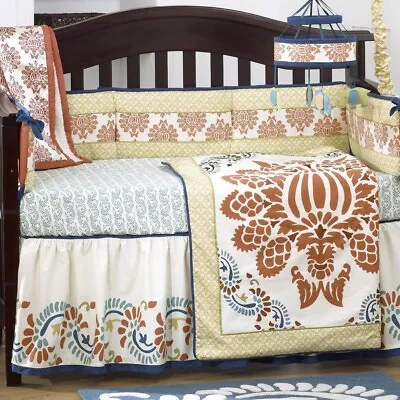 4-Pc COCALO Surie Crib Baby Bedding Set - Quilt Bed Skirt 2 Fitted Sheets NWT • $74.61