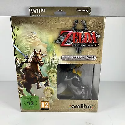 The Legend Of Zelda Twilight Princess HD Big Box Amiibo Wii U UK PAL NEW SEALED • $508.61