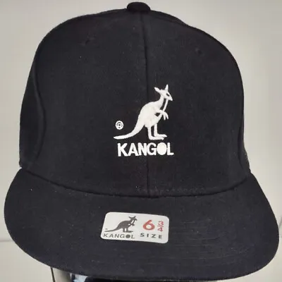 $25 • Buy Fitted Kangol Ballcap Cool Kid Spring Time Black Baseball Style Wool 6 3/4 NWOT