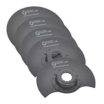 Versa Tool SB5J 80mm HSS Semi-Circular MultiTool Saw Blades 5PK 9mm Offset Mount • $56.17