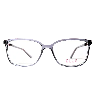 New ELLE Eyeglasses EL13419 GR Transparent Gray Rose Gold Frame 54-15-135 • $24.95