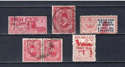 Egypt  - British Forces In Egypt     Lot Of 6 Used Stamps • $3.99