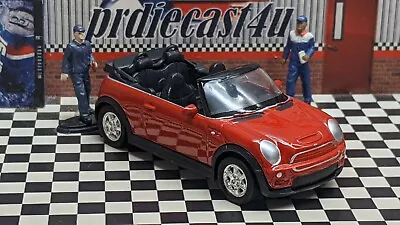 Welly Mini Cooper S Cabrio [red] Loose 1:60 Scale Usa Stock!!! • $2.99