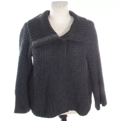 MARC O'POLO Woemn's Chunky Knit Wool Alpaca Grey Loose Button Cardigan S • £35.40