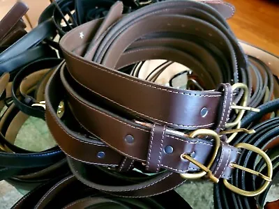 100 Wholesale Lot Assorted Men's Genuine Leather Belts Huge Collections  All New • $499