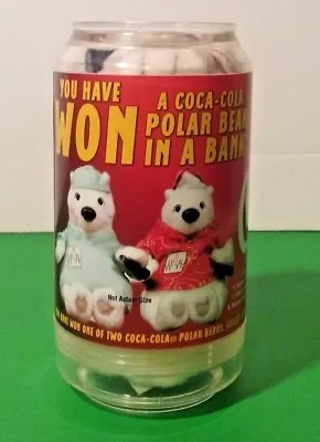Collectible 2002 Vending Promo Coca-Cola Polar Bear In A Bank Can  • £14.53