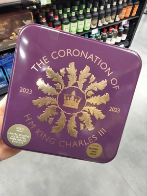 £10 • Buy M&S Limited Edition Coronation Shortbread Tin
