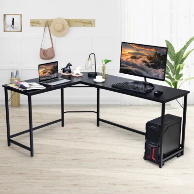 $159.90 • Buy L Shape Computer Desk PC Laptop Corner Desk Workstation Study Table Home Office