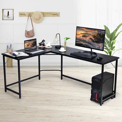 $145.95 • Buy L Shape Computer Desk PC Laptop Corner Desk Workstation Study Table Home Office