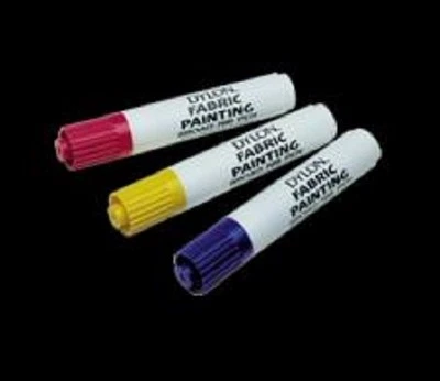 £3 • Buy Dylon Fabric Painting Broad Nib Pen Marker Assorted Colours *REDUCED*