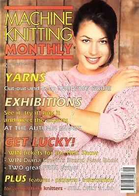 Machine Knitting Monthly Pattern Magazine September 1996 Vintage Ladies Autumn • £6.49